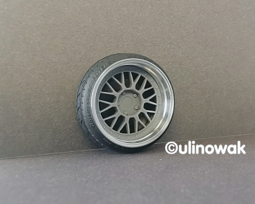 99025-16S Alufelge 1:18 BBS Y-Design schmal 16 Zoll
